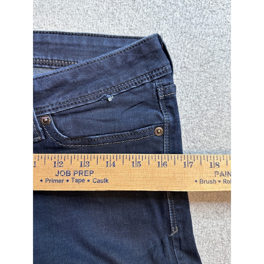 Vintage Levis Skinny Jeans Womens 9M Dark Wash Indigo Stretch Denim Low Rise Y2K - Picture 11 of 16